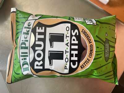 chips, dill pickle; 2 oz; Route 11