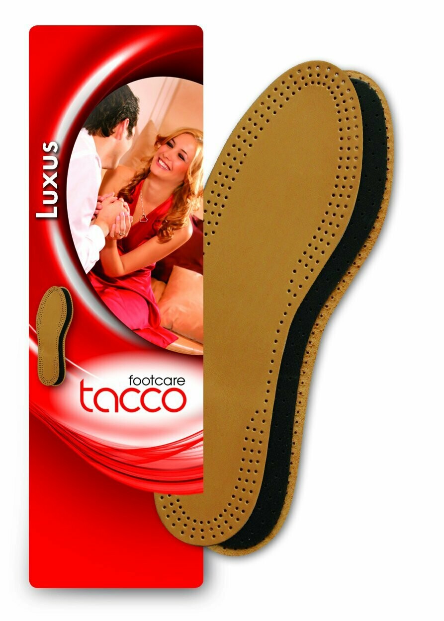 Tacco Luxus Comfort Leather Insoles Flat Shoe Inserts - ORIGINAL