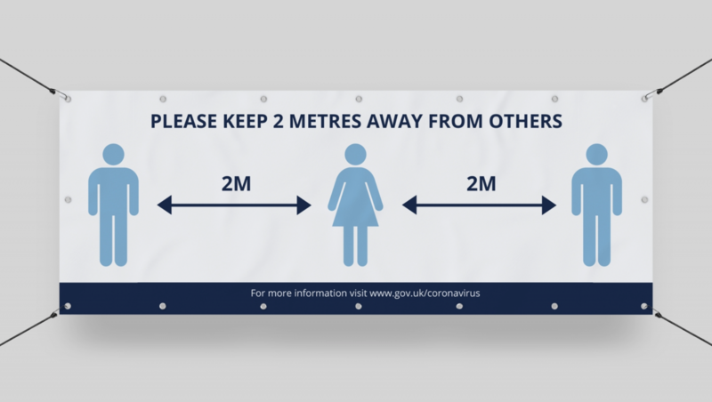 Social Distance Banners