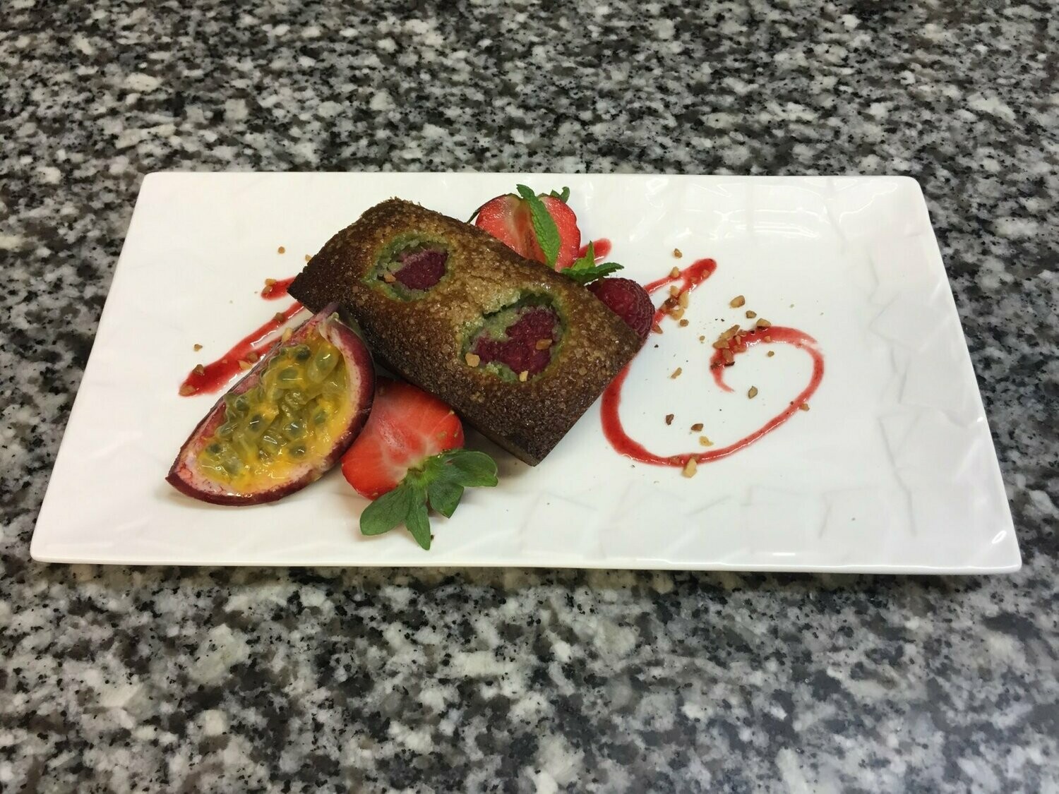 Financier Pistache Framboises