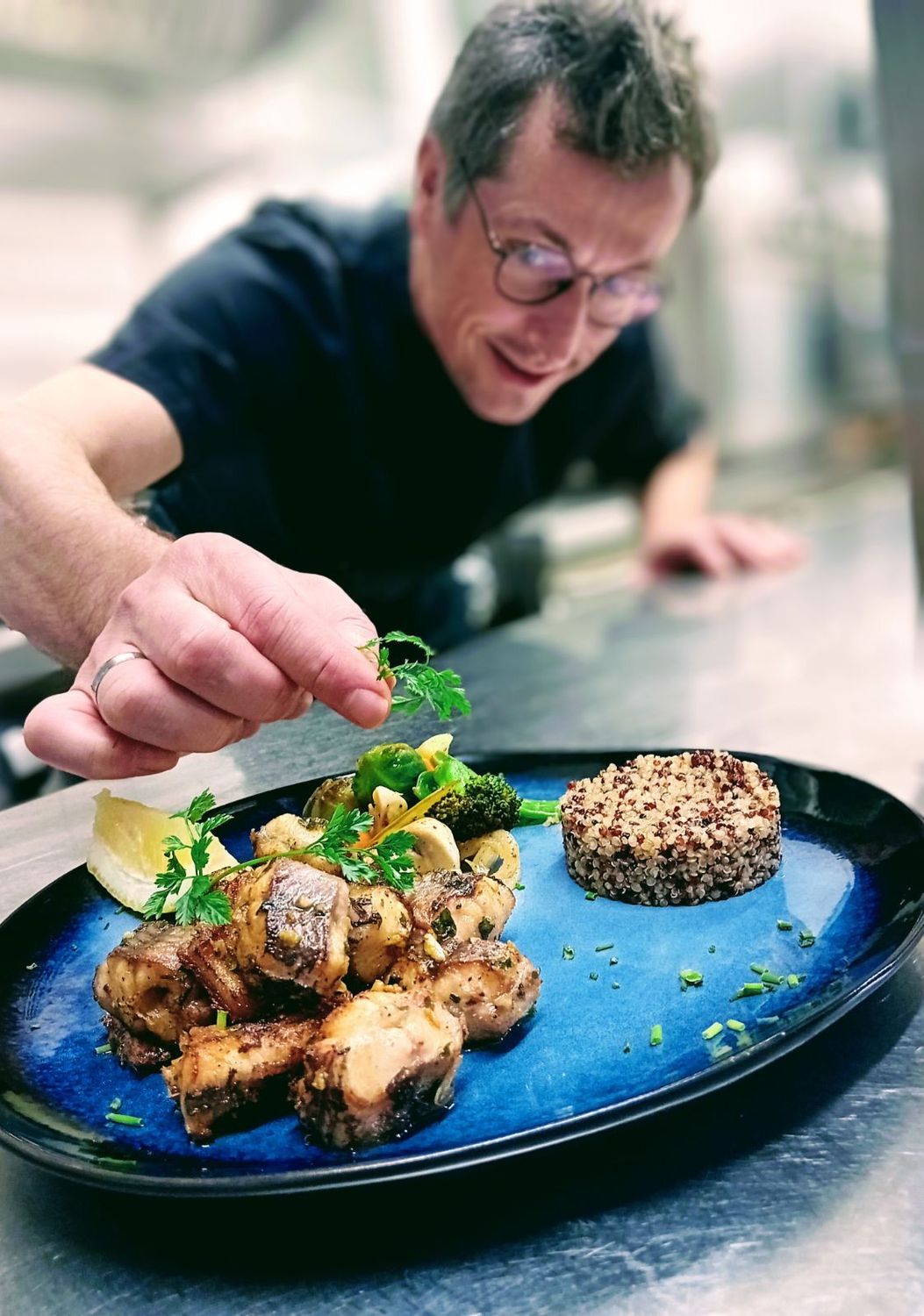 Anguilles sautées à la persillade