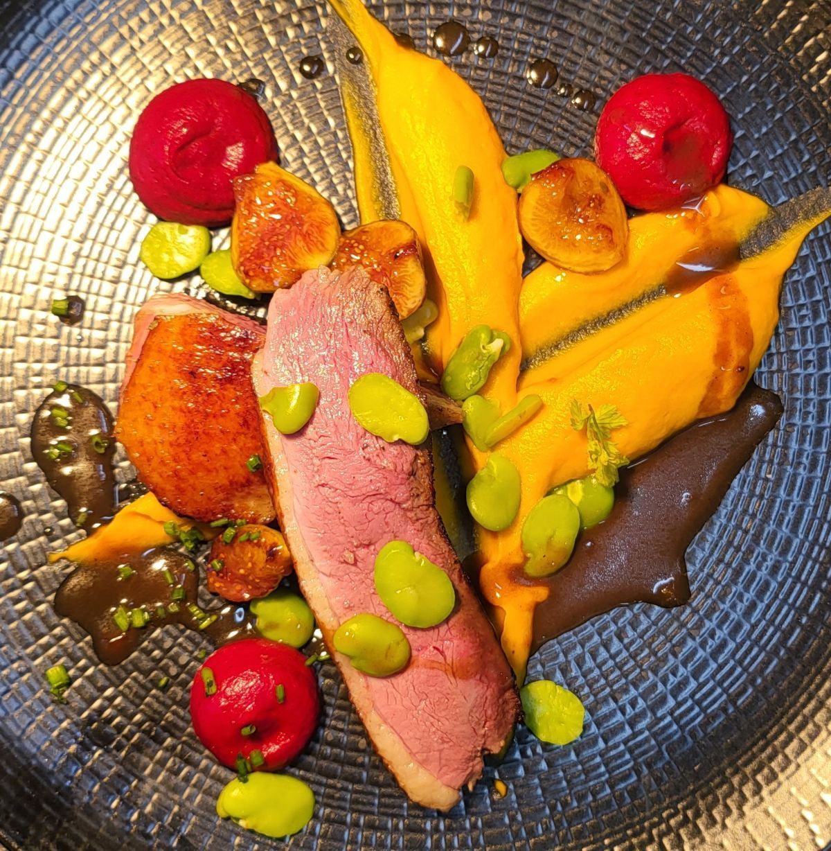 Magret de canard du Sud-Ouest grillé,