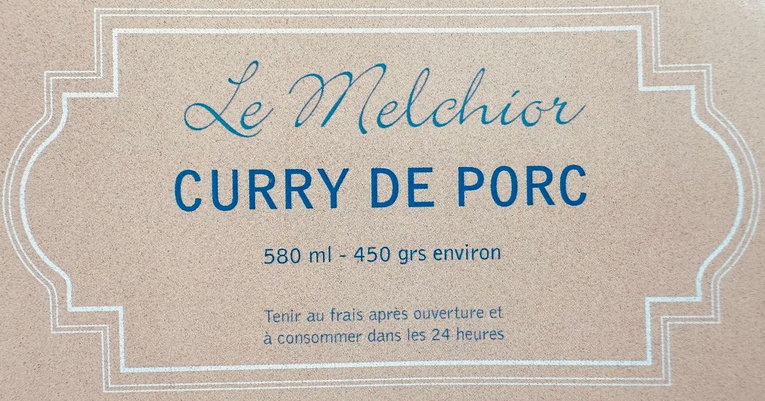 Curry de porc