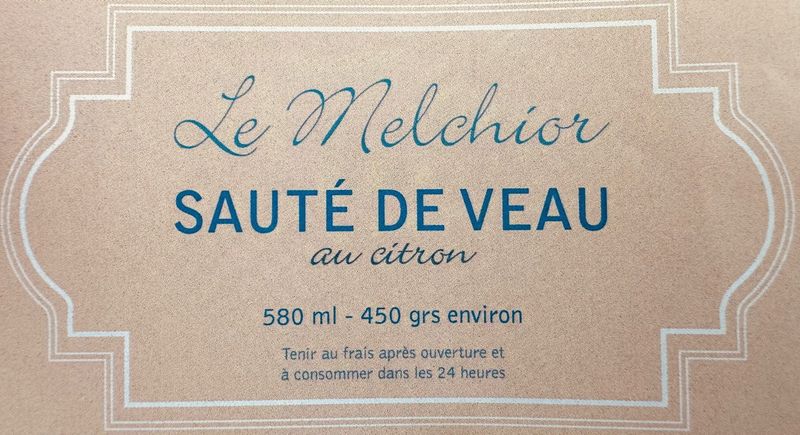 Sauté de veau au citron