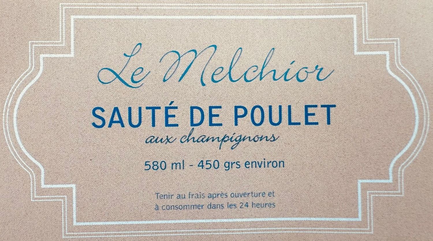 Blanquette de poulet aux champignons