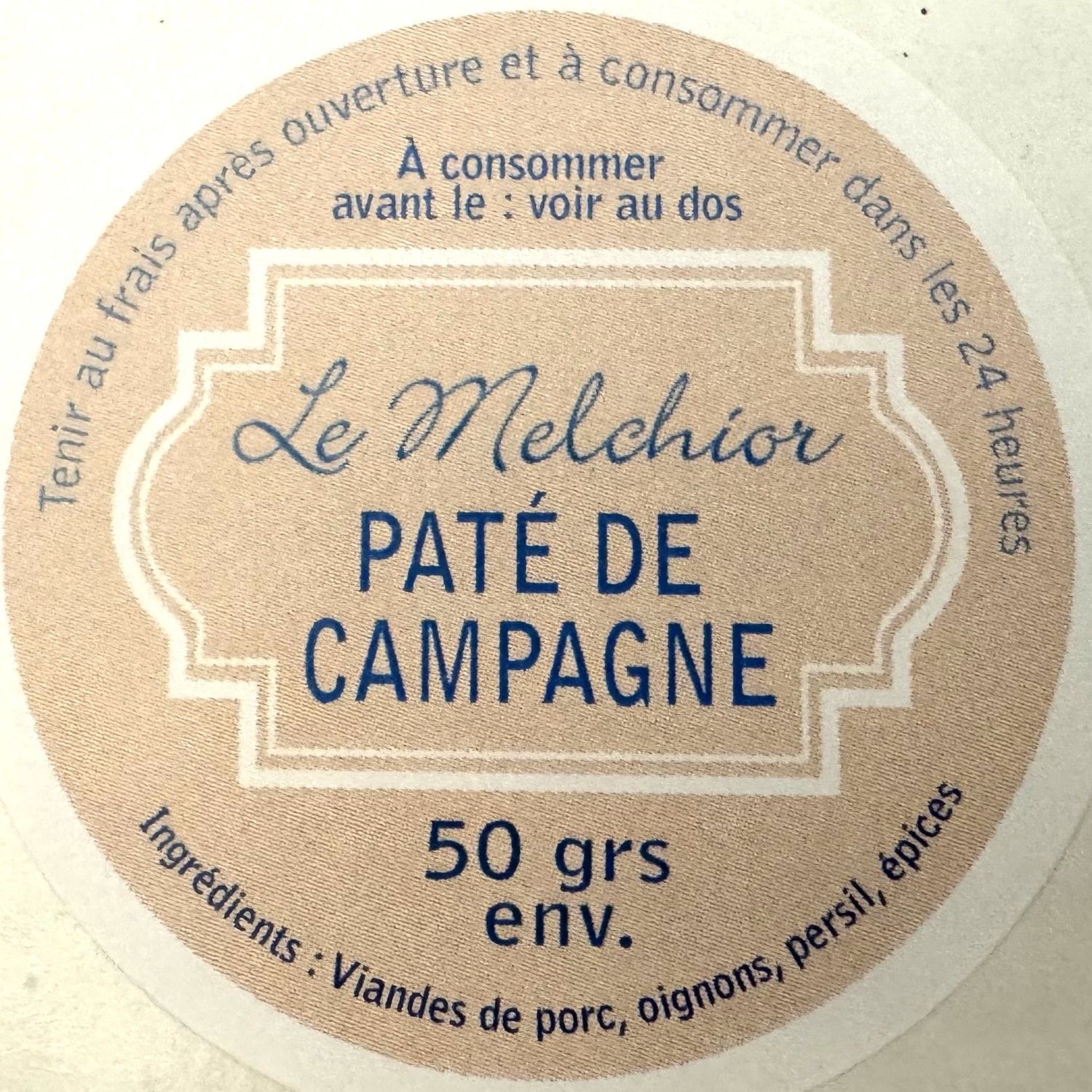 Pâté de campagne 60 gr