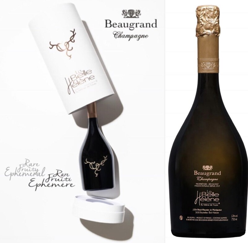 Cuvée La Belle Hélène by Hélène de Troyes -Brut Nature-Blanc de Noirs MEUNIER