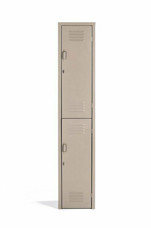 Locker metálico 2 puertas 38 x 37 x 180 cm