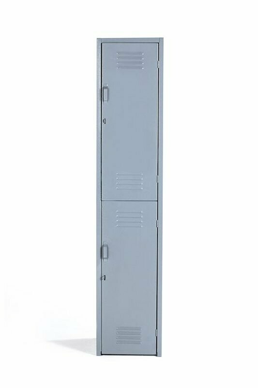 Locker metálico 2 puertas 38 x 45 x 180 cm