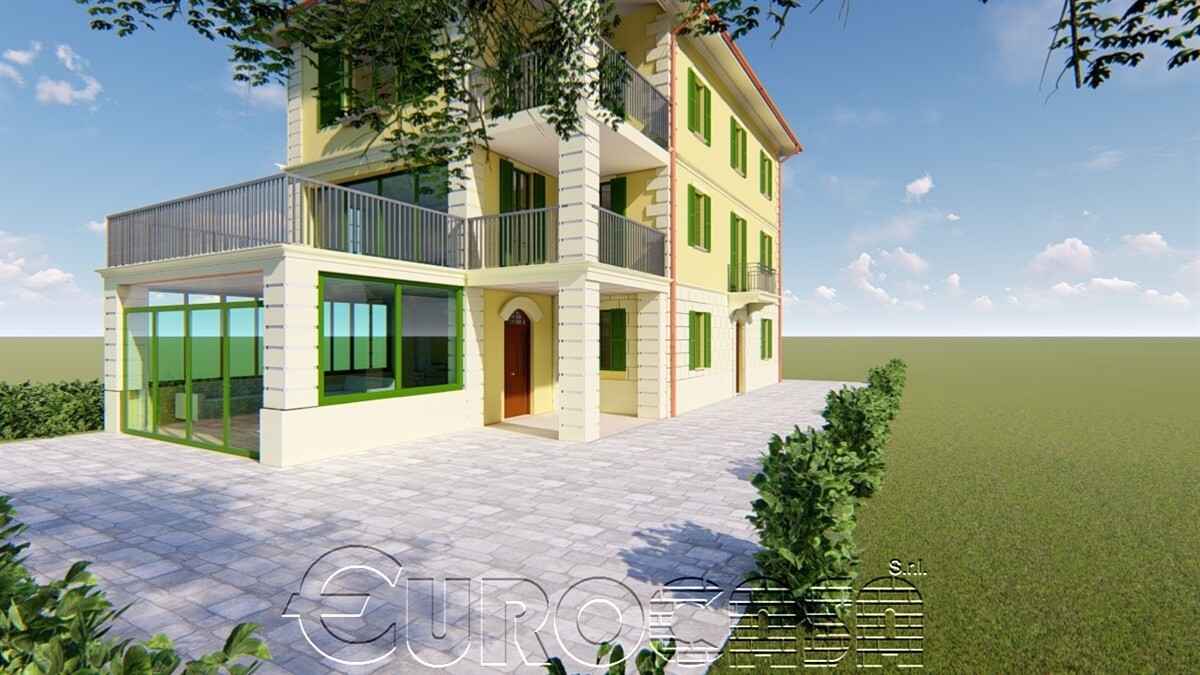 UMBERTIDE. Appartamenti in villa ristrutturata con giardino e ampi terrazzi