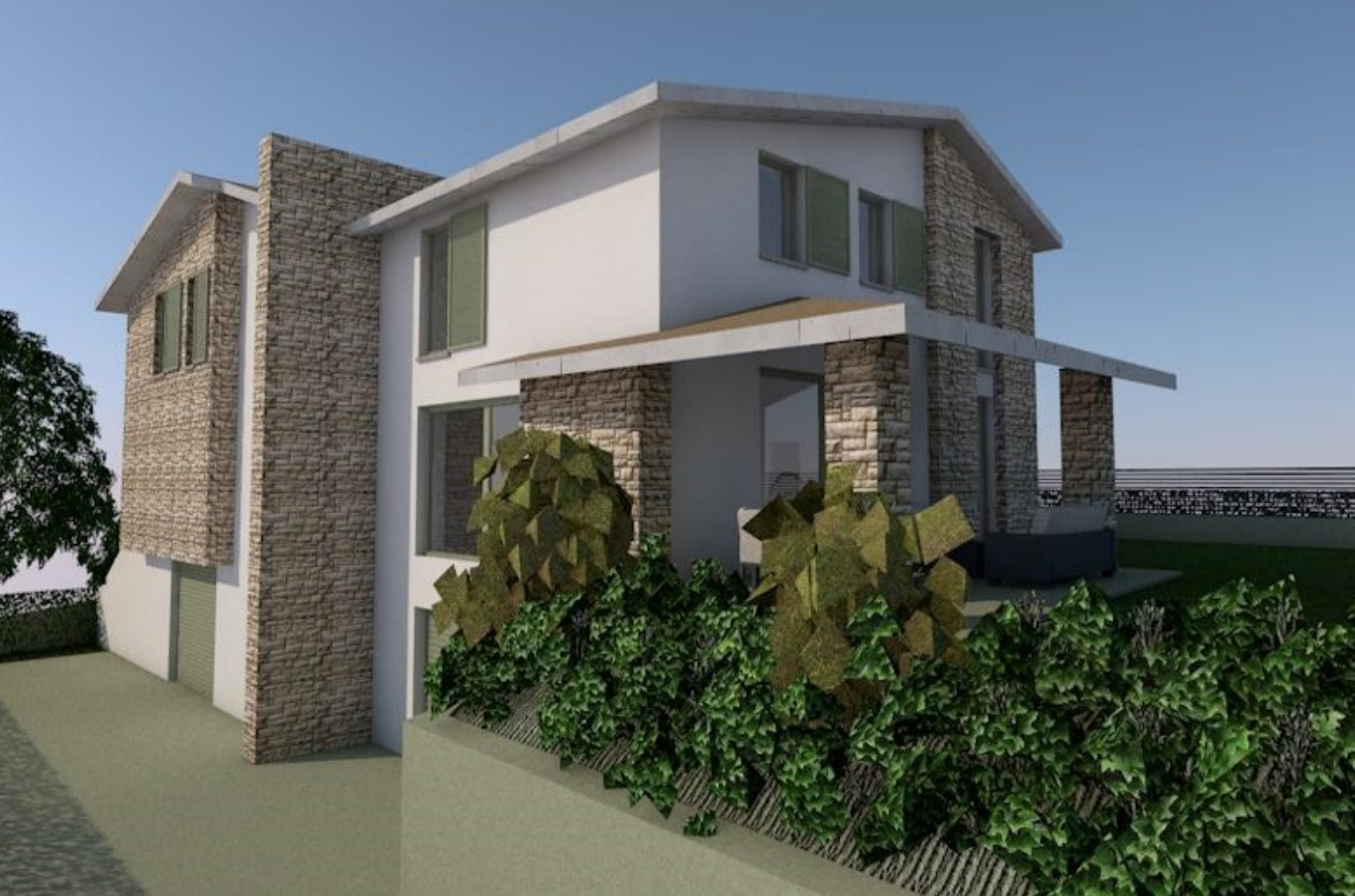 VICINANZE TRESTINA. Lotto edificabile con progetto VICINANZE TRESTINA. Lotto edificabile con progetto