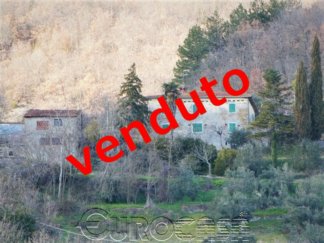 CAPRESE MICHELANGELO. Casale in zona panoramica con 10 ha di terreno