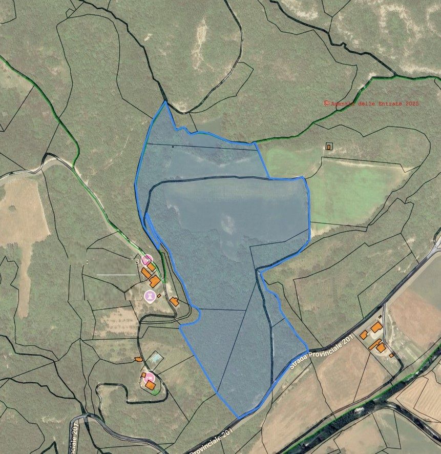 MONTONE. Terreno di oltre 10 ettari con lago