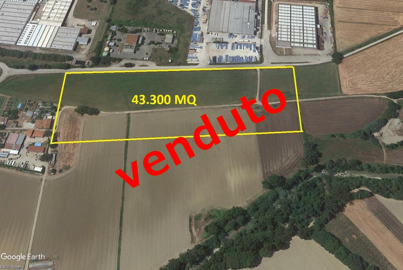 PIAN D'ASSINO. Lotto edificabile a desitnazione industriale
