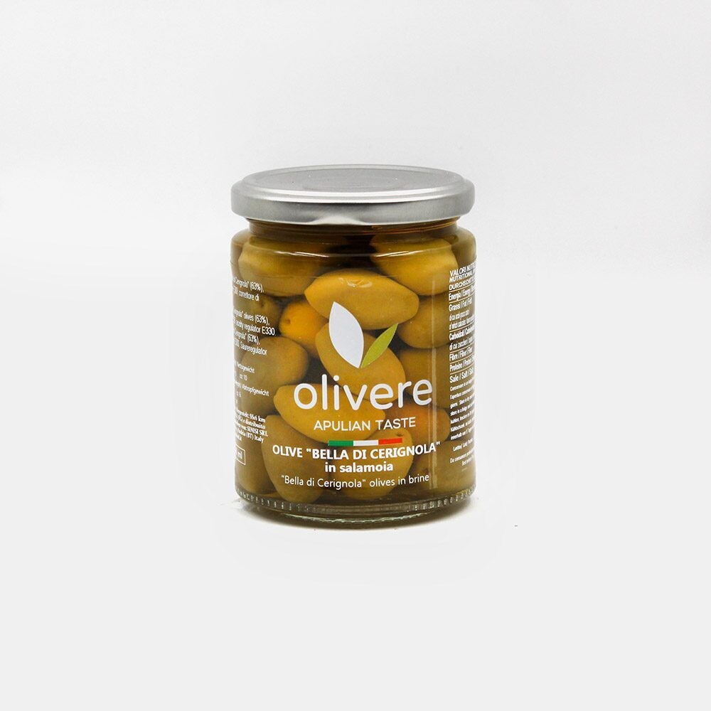Olive Bella di Cerignola in salamoia