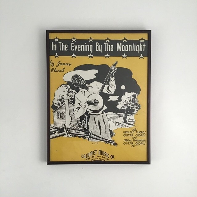 “In The Evening By The Moonlight” Song Sheet Cover “In The Evening By The Moonlight” Song Sheet Cover