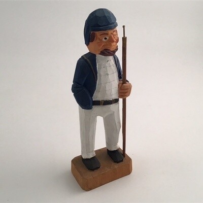 Hand Carved Wooden Maine Fisherman Hand Carved Wooden Maine Fisherman