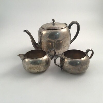 Keystonwear Silverplate 3pc Tea Set Keystonwear Silverplate 3pc Tea Set