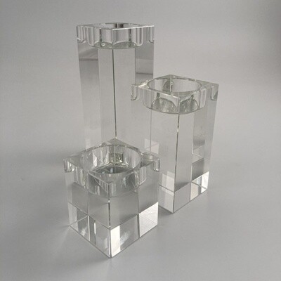 Le Sens Crystal Tealight Holders Set Of 3 Le Sens Crystal Tealight Holders Set Of 3