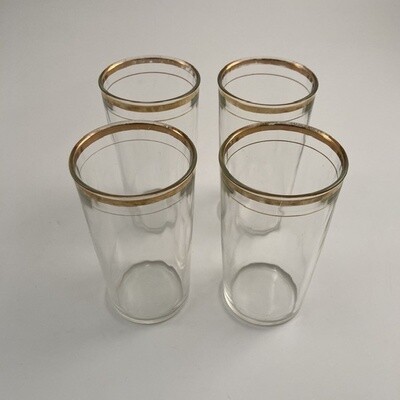 Gold Rimmed Highball Glasses Set Of 4 Gold Rimmed Highball Glasses Set Of 4