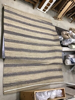 Jute Ticking Woven Rug 9x12 Jute Ticking Woven Rug 9x12
