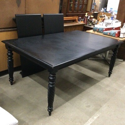 Ethan Allen Black Dining Room Table