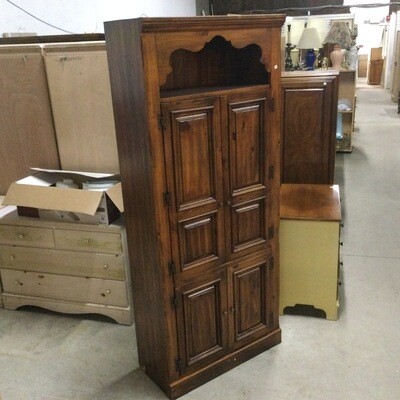 Solid Wood Storage Cabinet/Bookshelf
