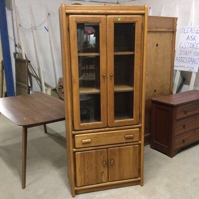 Solid Wood Storage Cabinet/Shelving Unit