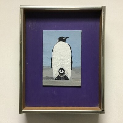 Penguin Painting