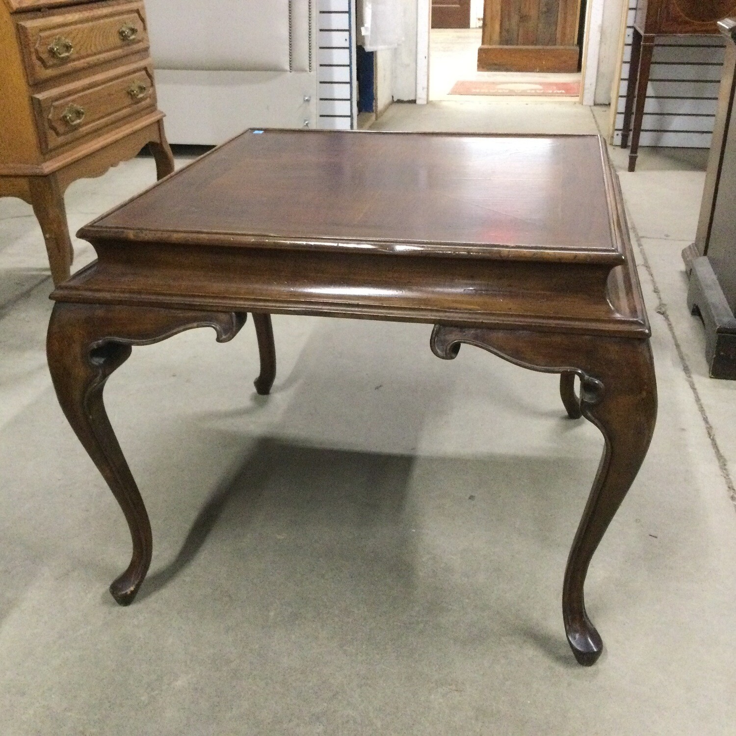 Large Solid Wood Italian Side Table