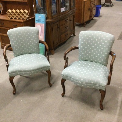 Pair of Cushioned Sidechairs