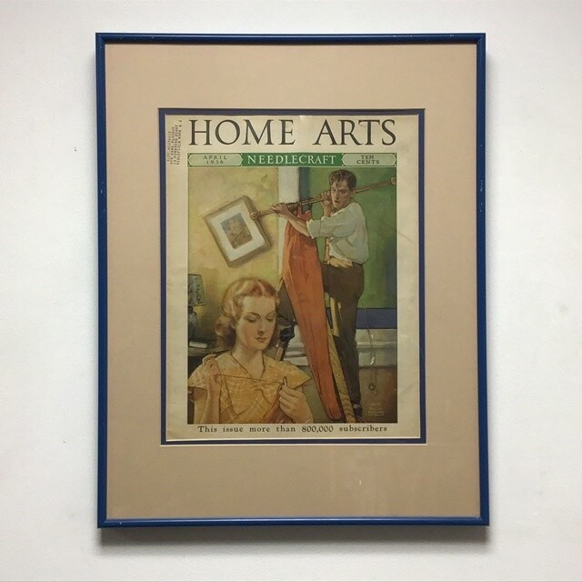 Framed Home Arts Magazine Cover