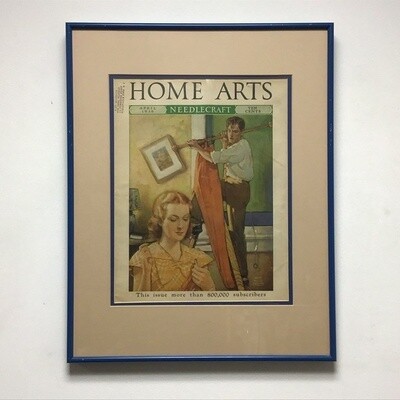 Framed Home Arts Magazine Cover