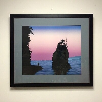 Roy Henry Vickers “Siwash Rock” Framed Lithograph