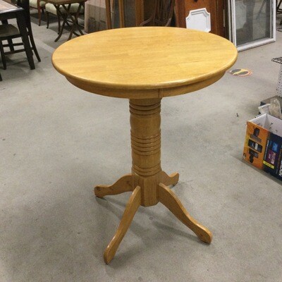 High-Top Solid Wood Bistro Table