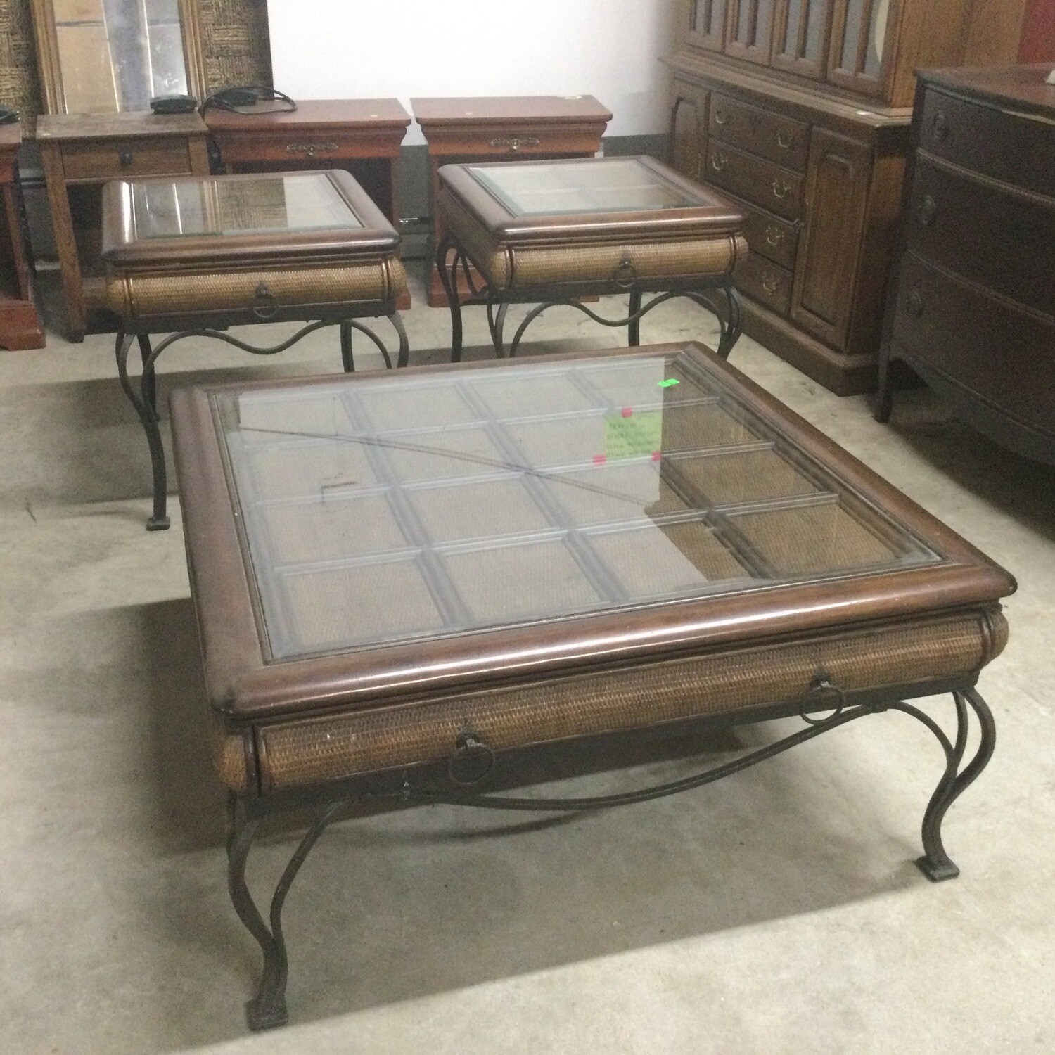 Three Piece Living Room Table Set