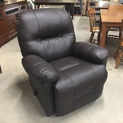 Rocking Faux Leather Recliner