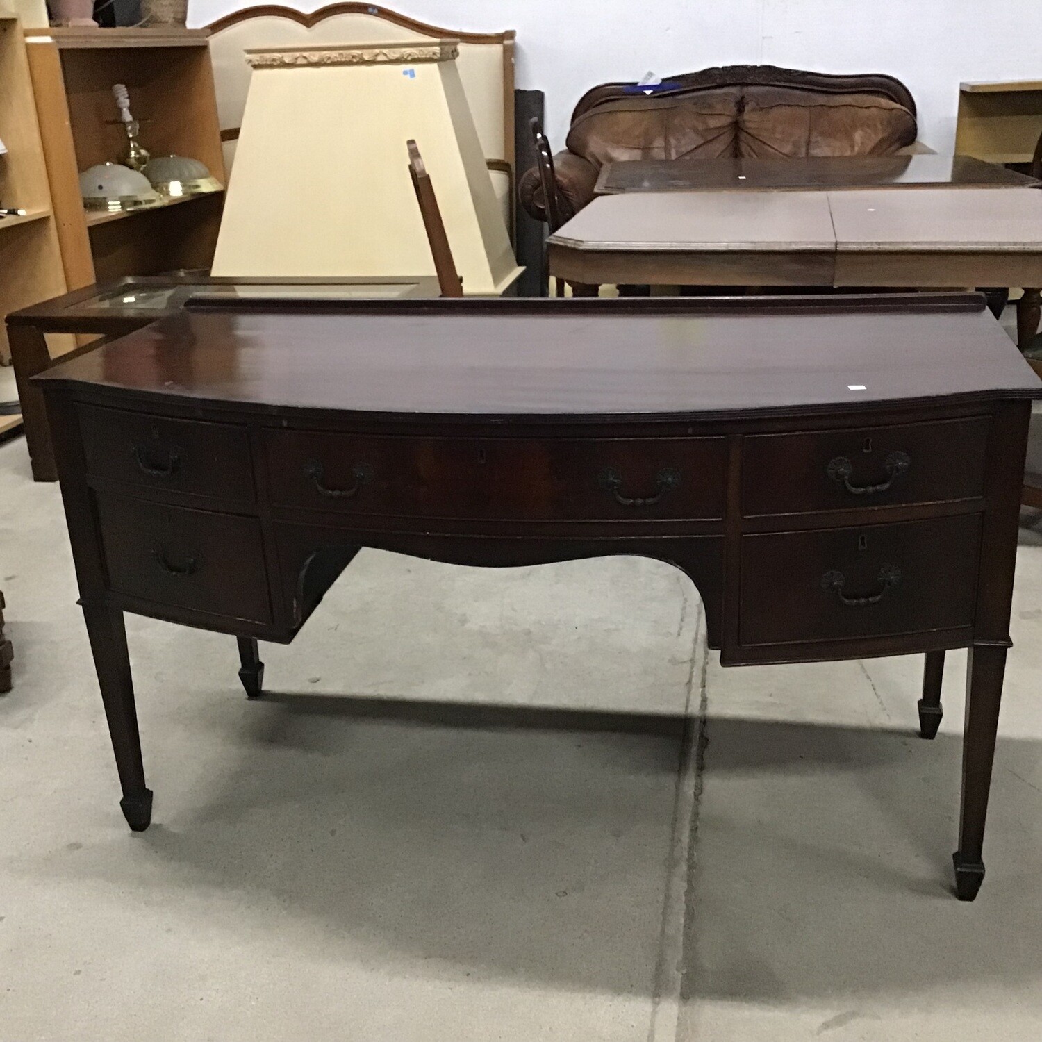 antique dark wood desk