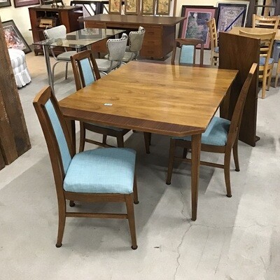 Mid-Mod Style Table & Four Chairs Set