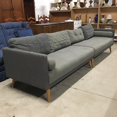 Long Modern-Style Two-Piece Sofa