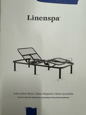777340 Linenspa Adjustable BaseTwin Bed