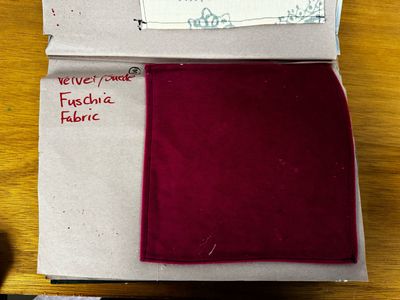 Fabric Type 3 Velvet/ Suede Magenta