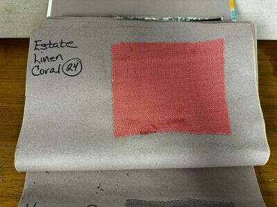 Fabric Type 24 Estate Linen Coral