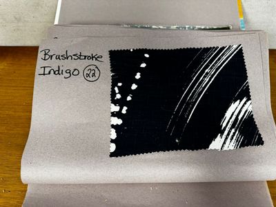 Fabric Type 22 Brushstroke Indigo