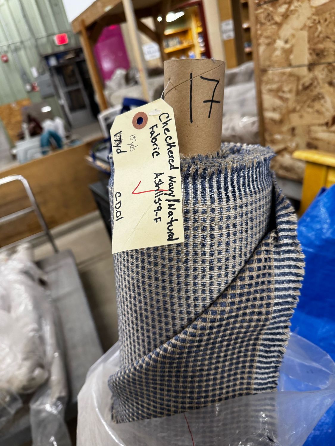 Fabric Type 17	Suede Imprint Blue/Beige	
