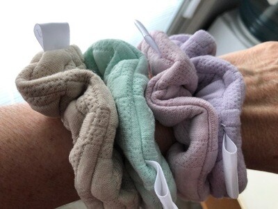Girl's Cotton Pastel Scrunchies