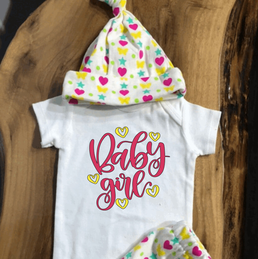 Newborn Coming Home Baby Girl Outfit