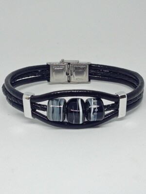 Bracelet Homme 3 perles