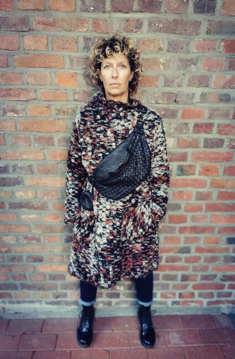 Oversize Wollmixmantel