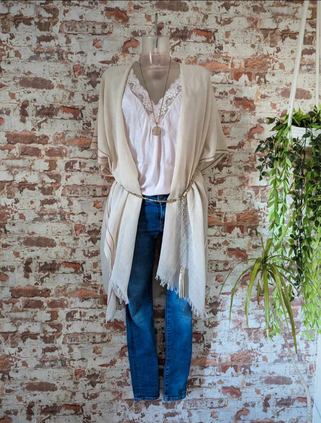 leichter Kimono aus Baumwolle